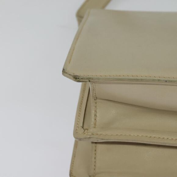 GUCCI Shoulder Bag Leather Cream Gold - Picture 16 of 16